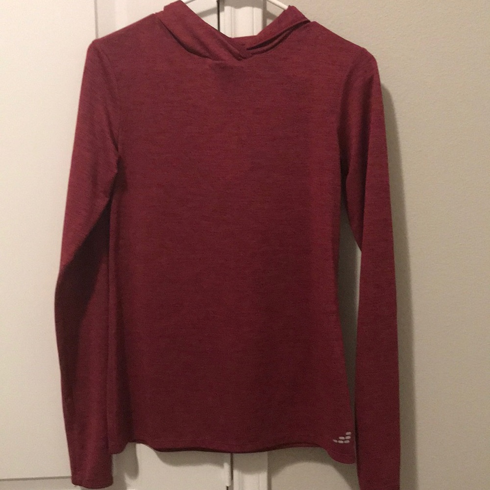 BCG active long sleeve top with hood small
